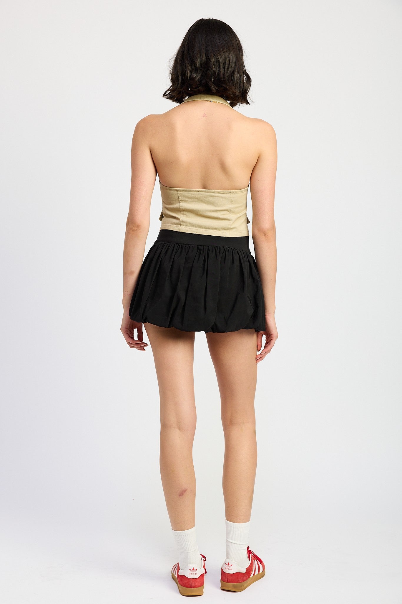 Wrapped Halter Neck Top